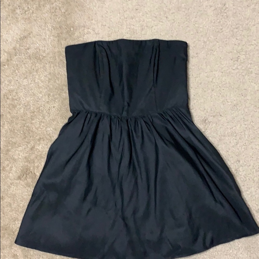 Forever 21 Black Strapless Skater Dress